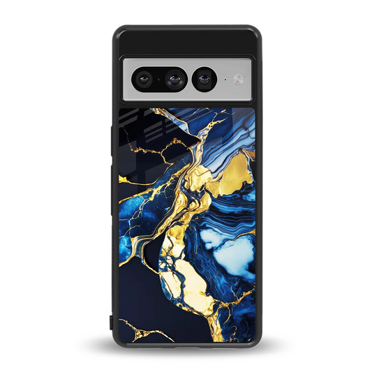 Shadowed Glow back phone cover | glass case for google pixel 7 pro