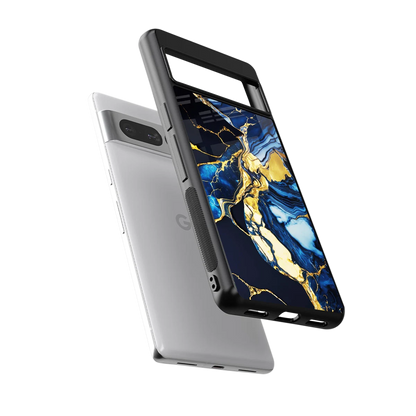 Shadowed Glow sleek google pixel 7 pro cover with tempered glass back and TPU edges
