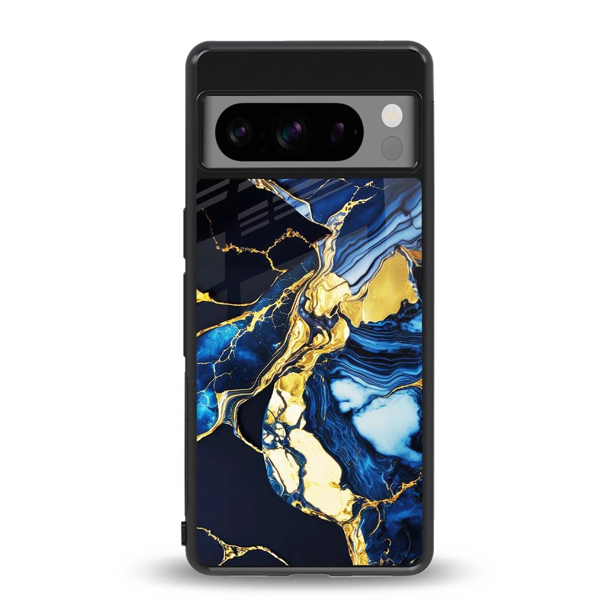 Shadowed Glow back phone cover | glass case for google pixel 8 pro
