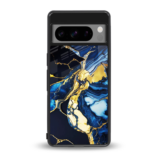 Shadowed Glow back phone cover | glass case for google pixel 8 pro
