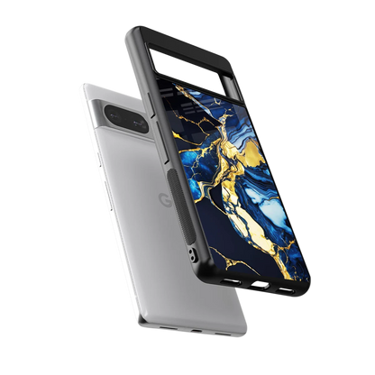 Shadowed Glow sleek google pixel 8 cover with tempered glass back and TPU edges