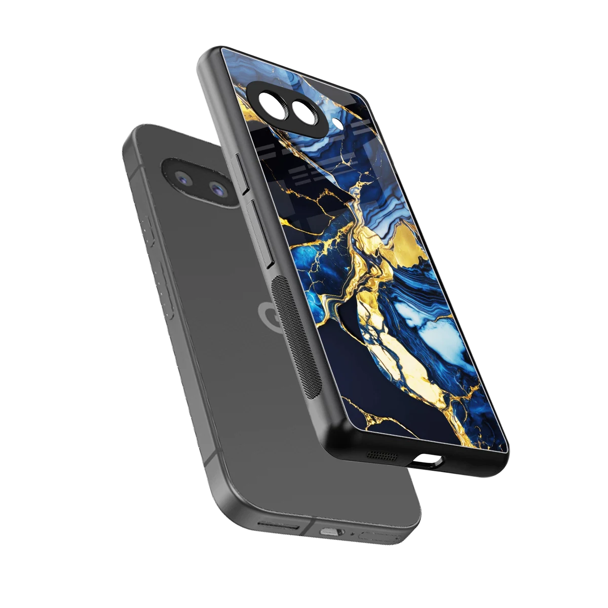Shadowed Glow sleek google pixel 10a cover with tempered glass back and TPU edges