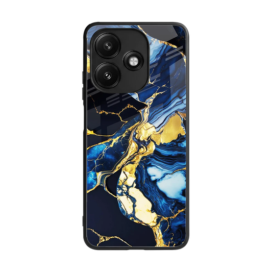 Shadowed Glow back phone cover | glass case for redmi 12 5g