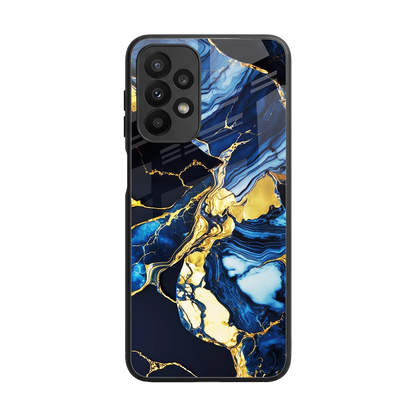 Shadowed Glow back phone cover | glass case for samsung galaxy a23