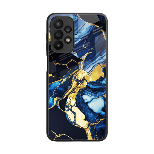Shadowed Glow back phone cover | glass case for samsung galaxy a23