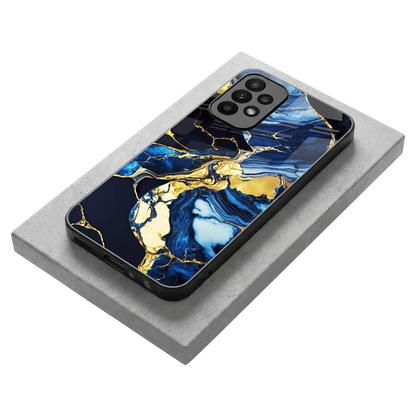 Shadowed Glow stylish phone case for samsung galaxy a23 | glossy glass and slim fit
