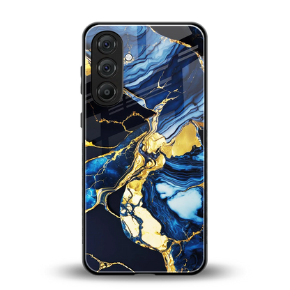 Shadowed Glow back phone cover | glass case for samsung galaxy m34 5g