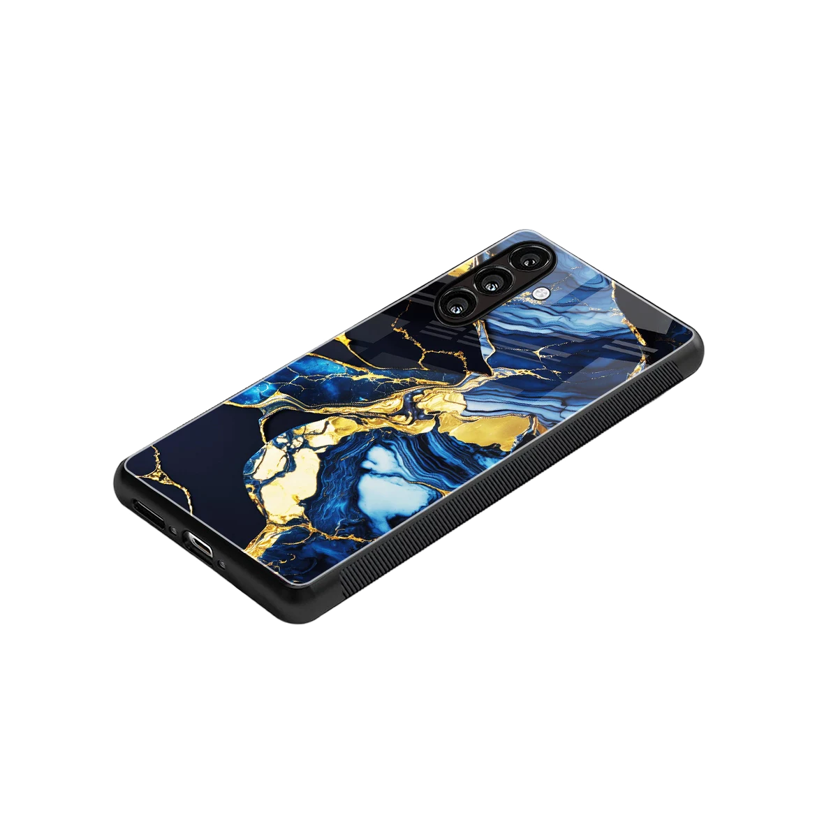 Shadowed Glow stylish phone case for samsung galaxy a14 5g | glossy glass and slim fit