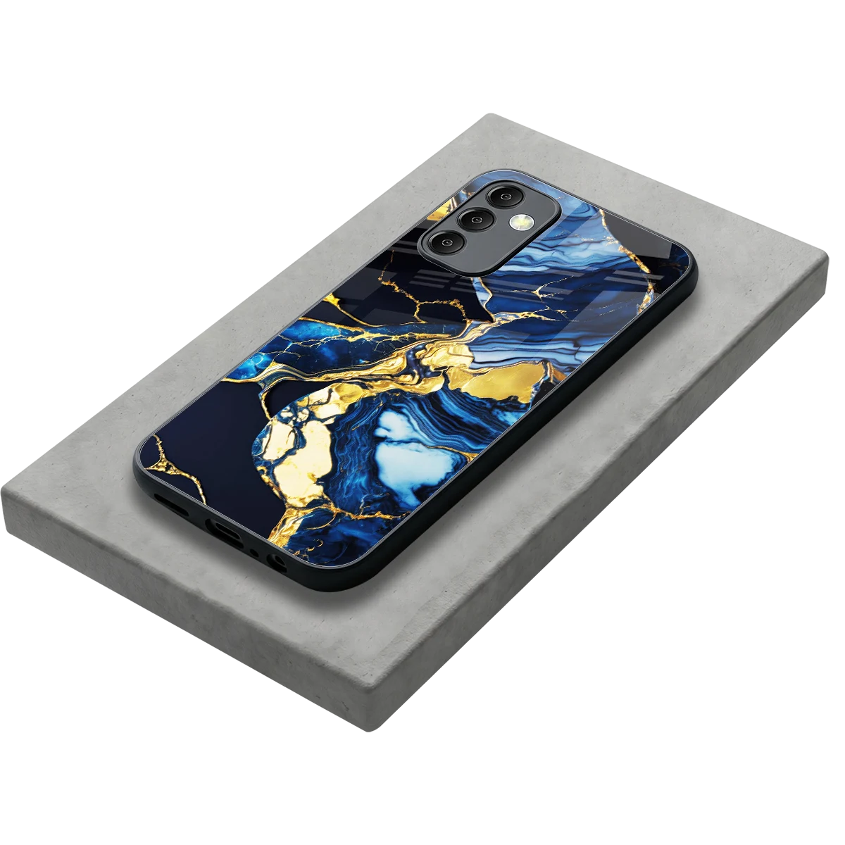 Shadowed Glow stylish phone case for samsung galaxy m14 5g | glossy glass and slim fit