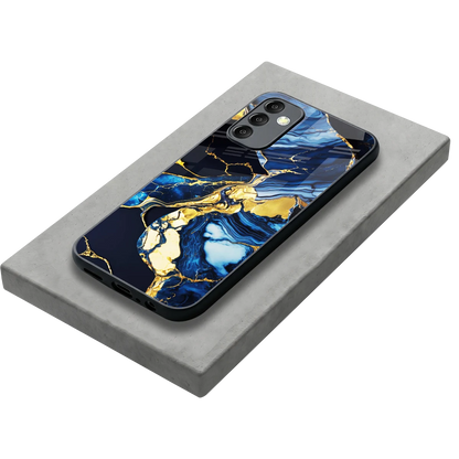 Shadowed Glow stylish phone case for samsung galaxy m14 5g | glossy glass and slim fit