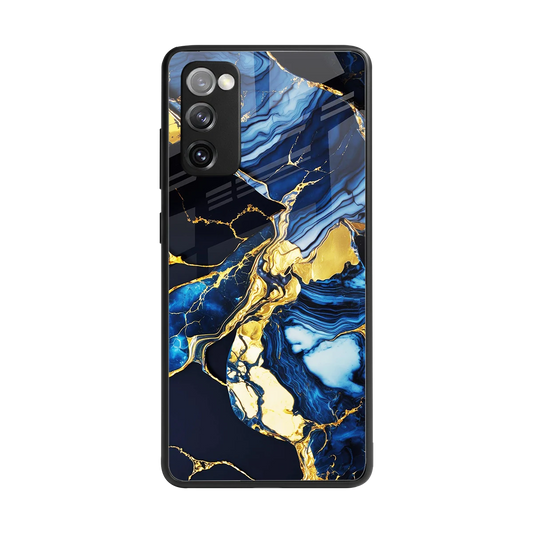 Shadowed Glow back phone cover | glass case for samsung galaxy s20 fe