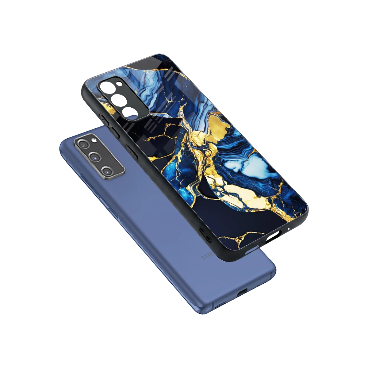 Shadowed Glow sleek samsung galaxy s20 fe cover with tempered glass back and TPU edges
