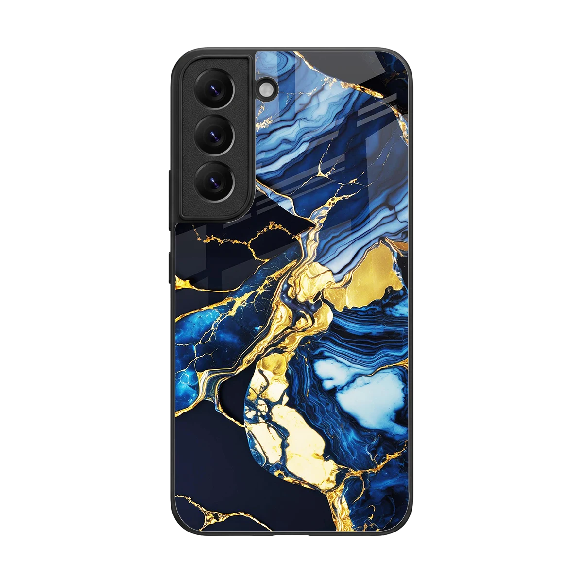 Shadowed Glow back phone cover | glass case for samsung galaxy s22