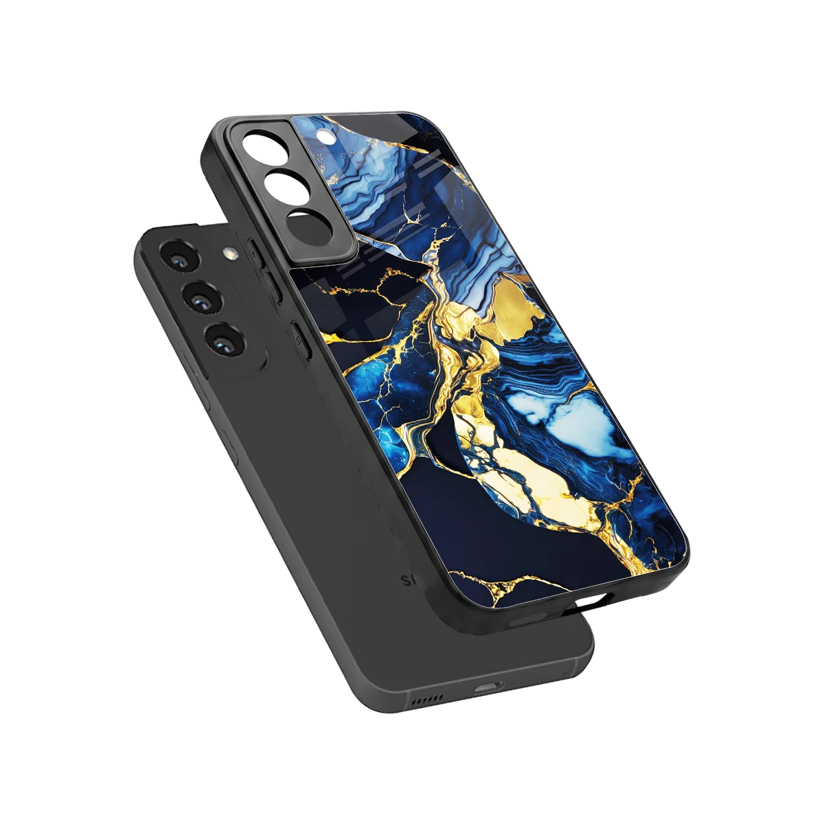 Shadowed Glow sleek samsung galaxy s22 cover with tempered glass back and TPU edges