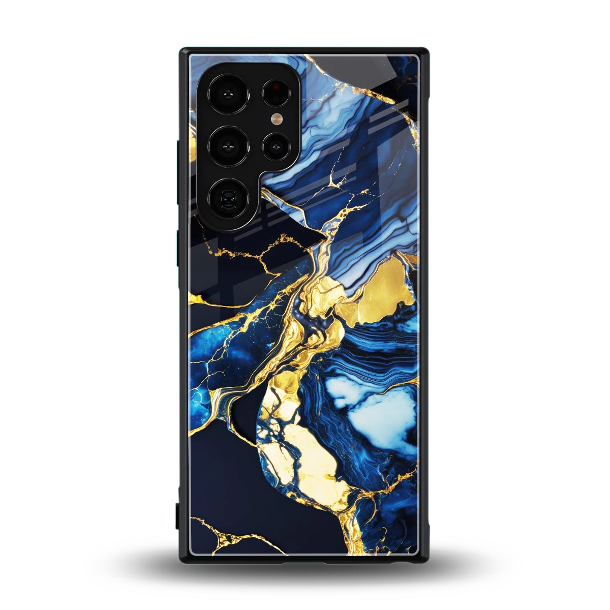 Shadowed Glow back phone cover | glass case for samsung galaxy s24 ultra