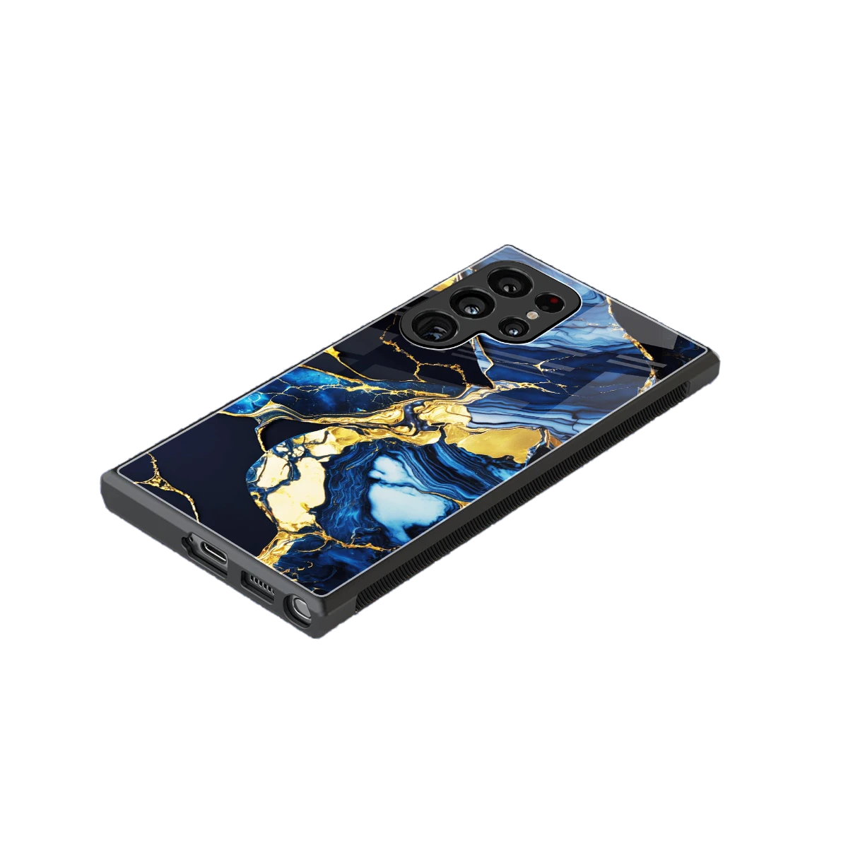 Shadowed Glow stylish phone case for samsung galaxy s24 ultra | glossy glass and slim fit