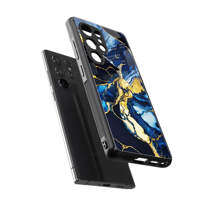 Shadowed Glow sleek samsung galaxy s25 ultra cover with tempered glass back and TPU edges