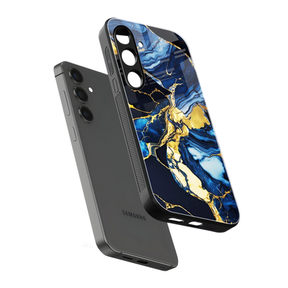 Shadowed Glow sleek samsung galaxy s25 cover with tempered glass back and TPU edges