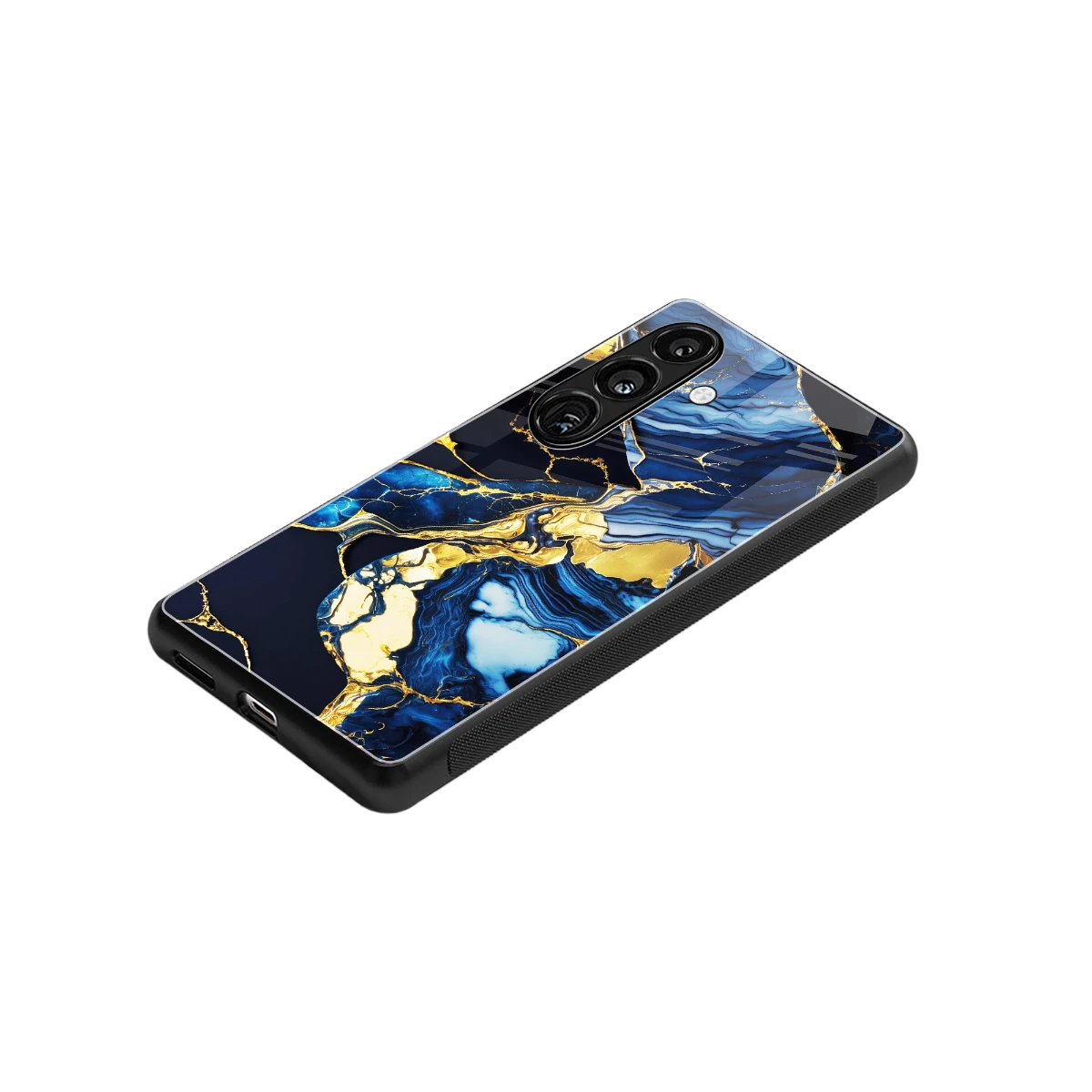 Shadowed Glow stylish phone case for samsung galaxy s24 | glossy glass and slim fit