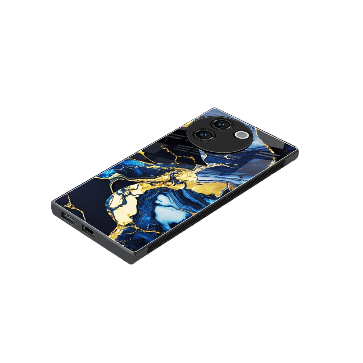 Shadowed Glow stylish phone case for vivo v30e | glossy glass and slim fit