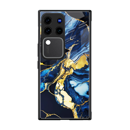 Shadowed Glow back phone cover | glass case forvivo v30 pro