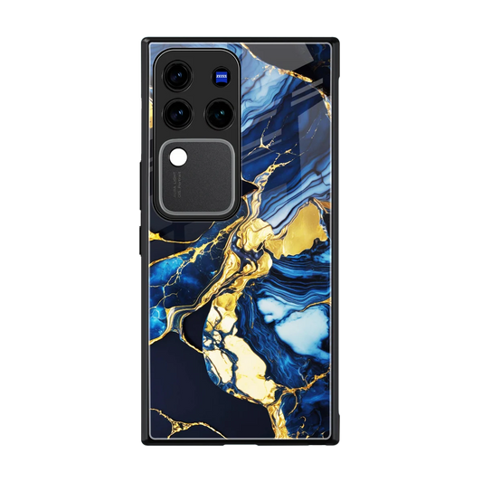 Shadowed Glow back phone cover | glass case forvivo v30 pro