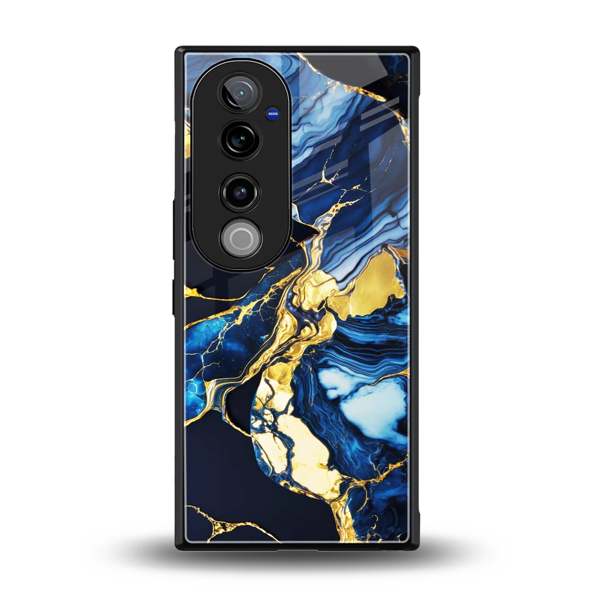 Shadowed Glow back phone cover | glass case for vivo v40 pro