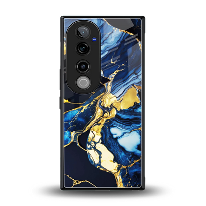 Shadowed Glow back phone cover | glass case for vivo v40 pro