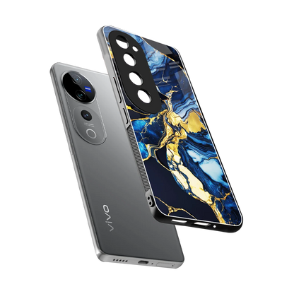 Shadowed Glow sleek vivo v40 pro cover with tempered glass back and TPU edges