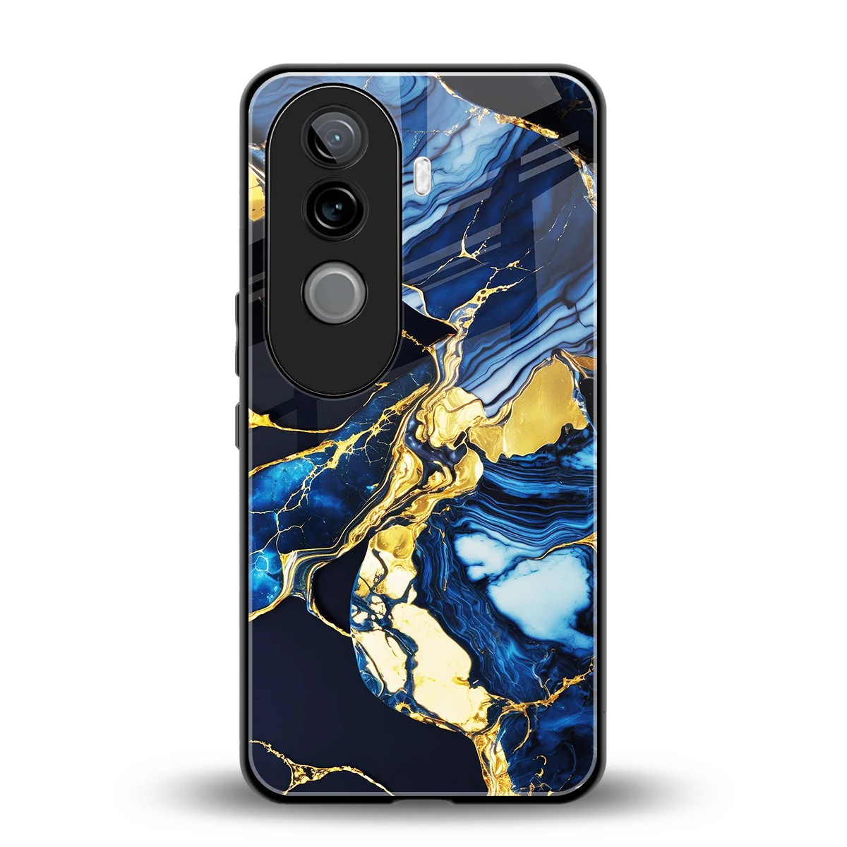 Shadowed Glow back phone cover | glass case for vivo v40e