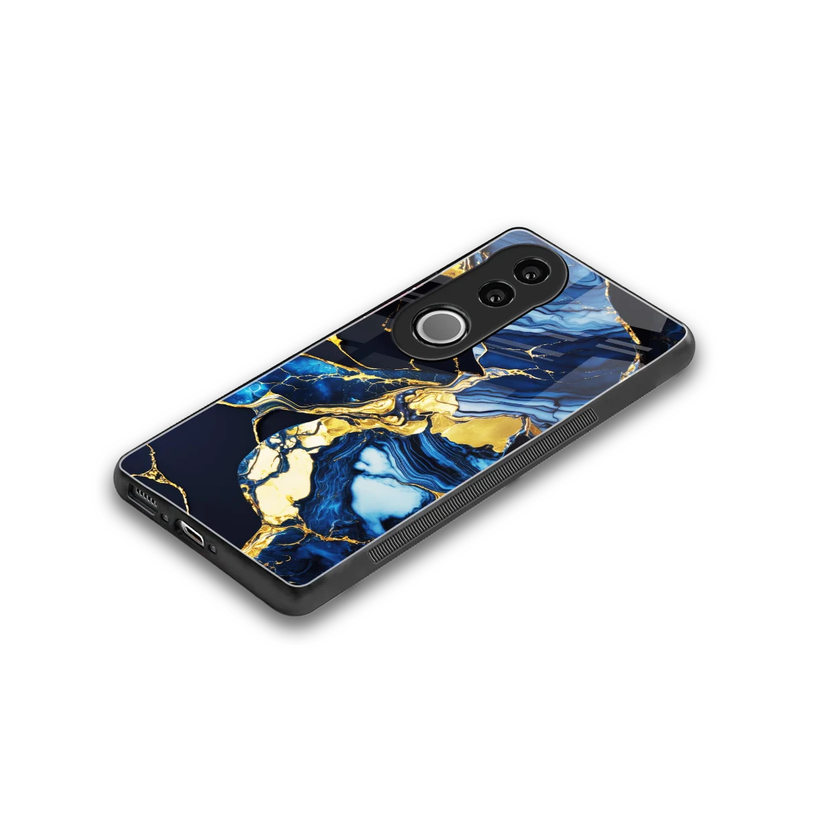 Shadowed Glow stylish phone case for vivo v50 | glossy glass and slim fit