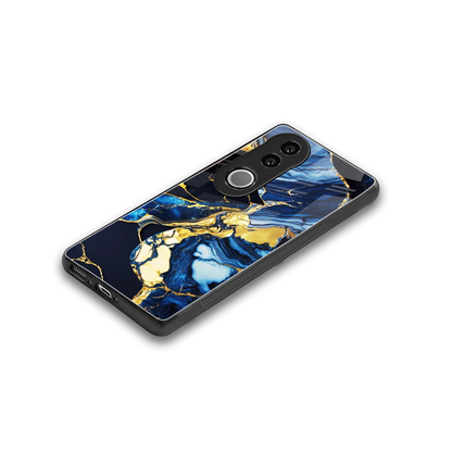 Shadowed Glow stylish phone case for vivo v50 | glossy glass and slim fit