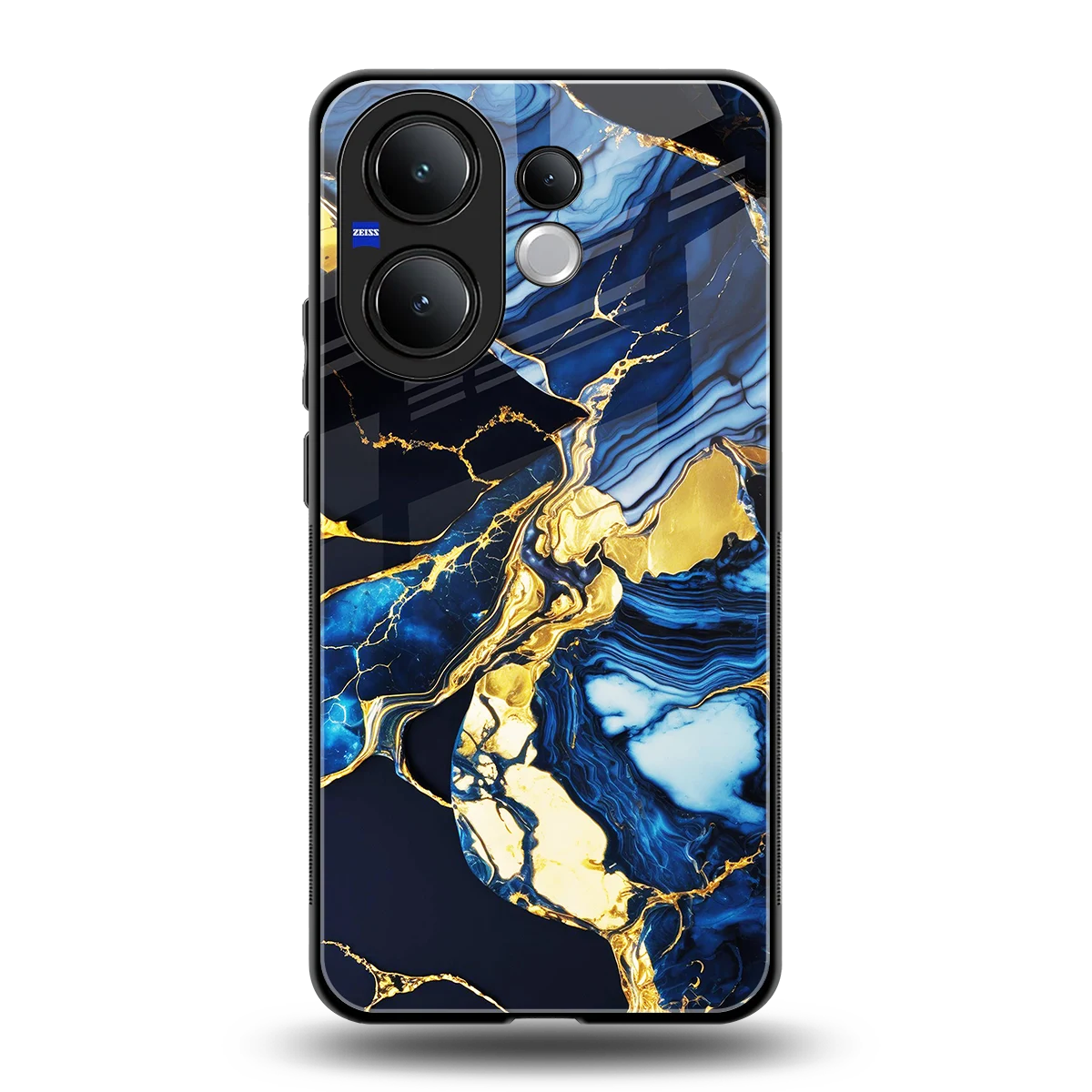 Shadowed Glow back phone cover | glass case for vivo v60