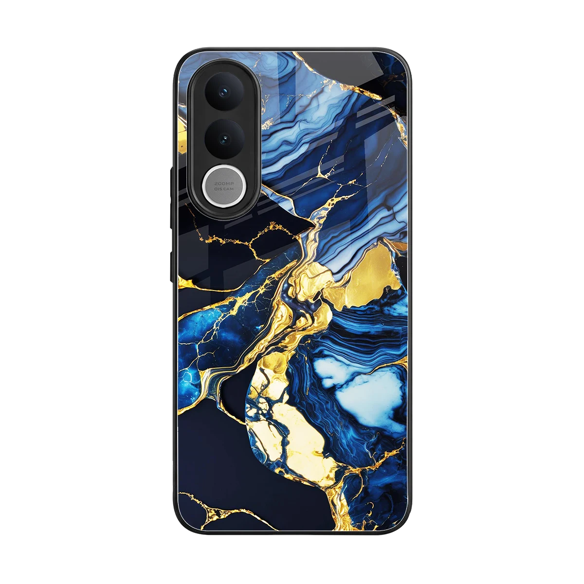 Shadowed Glow back phone cover | glass case for vivo v70 fe