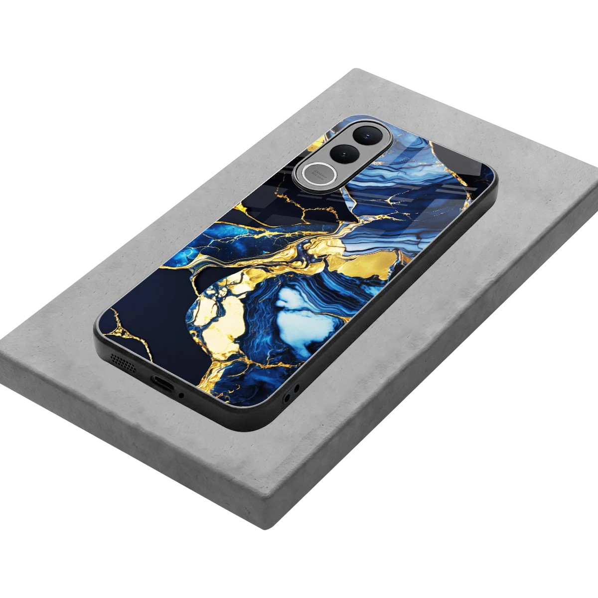 Shadowed Glow stylish phone case for vivo v70 fe | glossy glass and slim fit