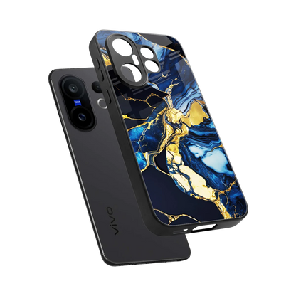 Shadowed Glow sleek vivo x200 fe cover with tempered glass back and TPU edges
