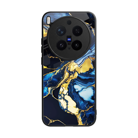 Shadowed Glow back phone cover | glass case for vivo x300 pro