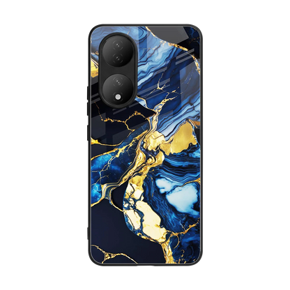 Shadowed Glow back phone cover | glass case for Vivo-y100