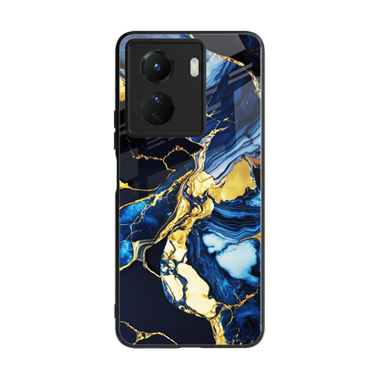 Shadowed Glow back phone cover | glass case for vivo y16