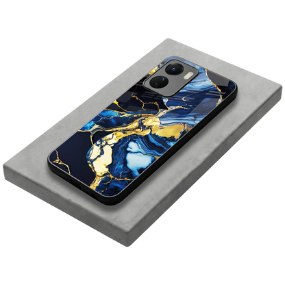 Shadowed Glow stylish phone case for vivo y16 | glossy glass and slim fit