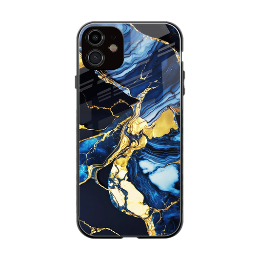 Shadowed Glow back phone cover | glass case for iphone 12