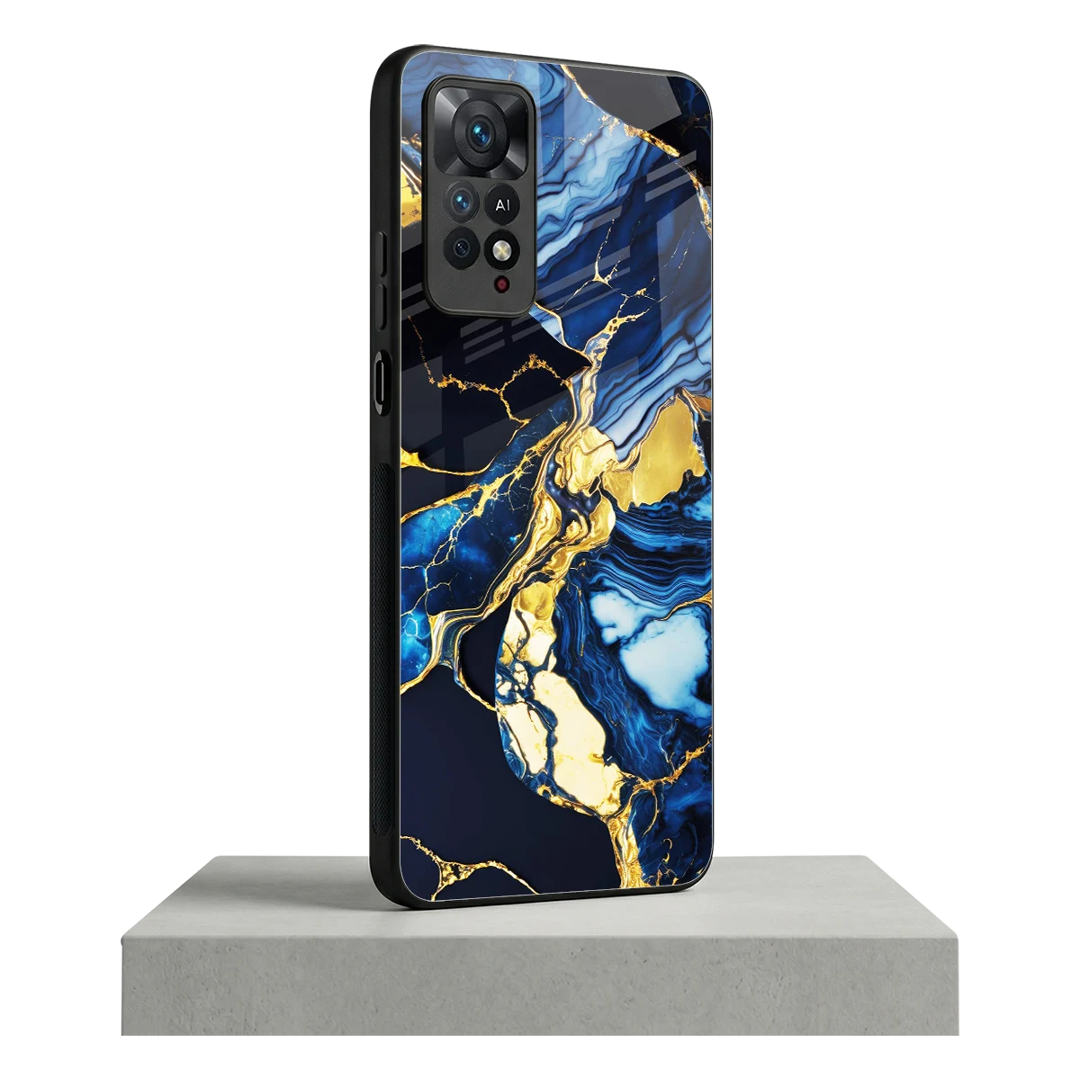 Shadowed Glow redmi note 11 pro mobile cover | shockproof glass phone case