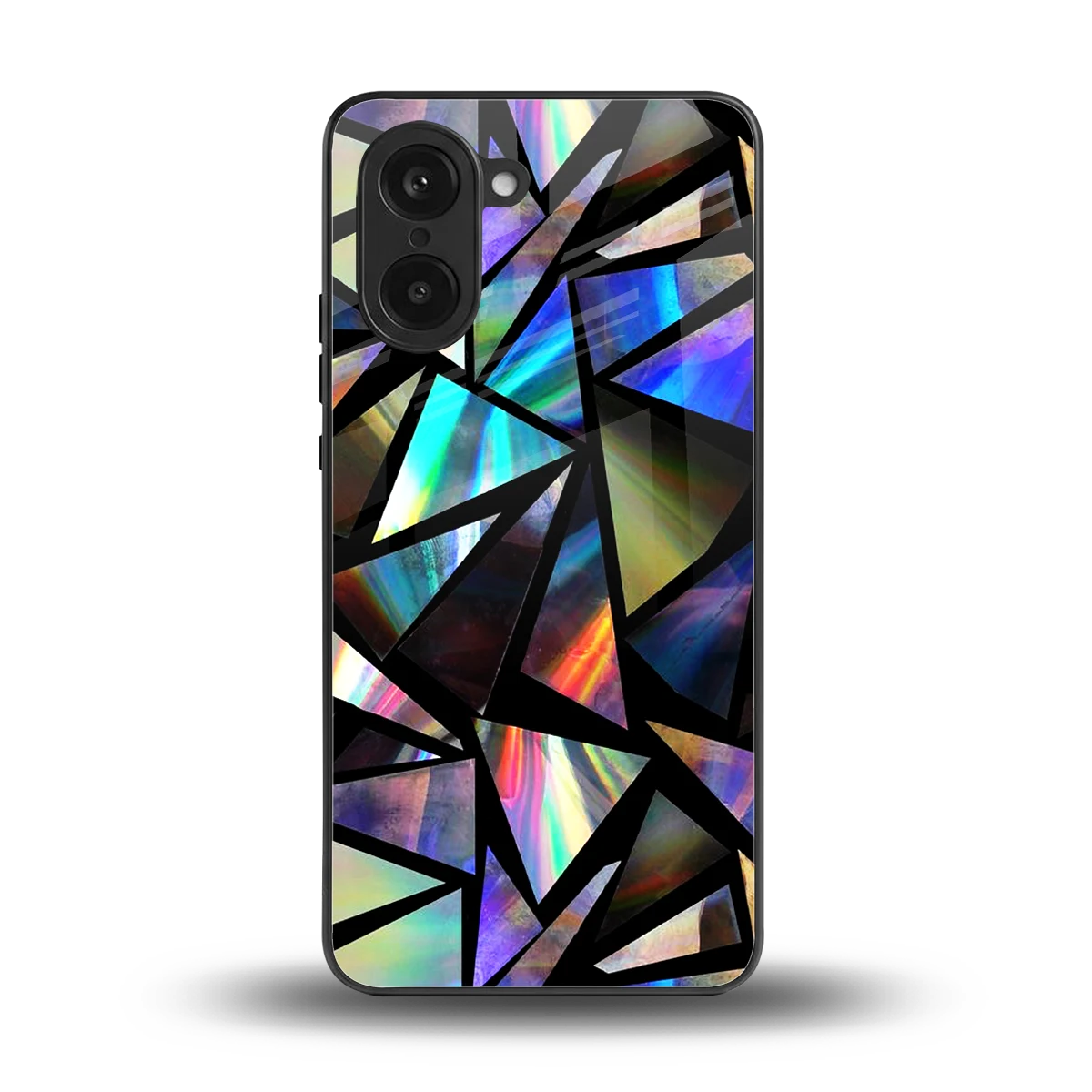 Shattered Luxe back phone cover | glass case for oneplus nord ce5 5g