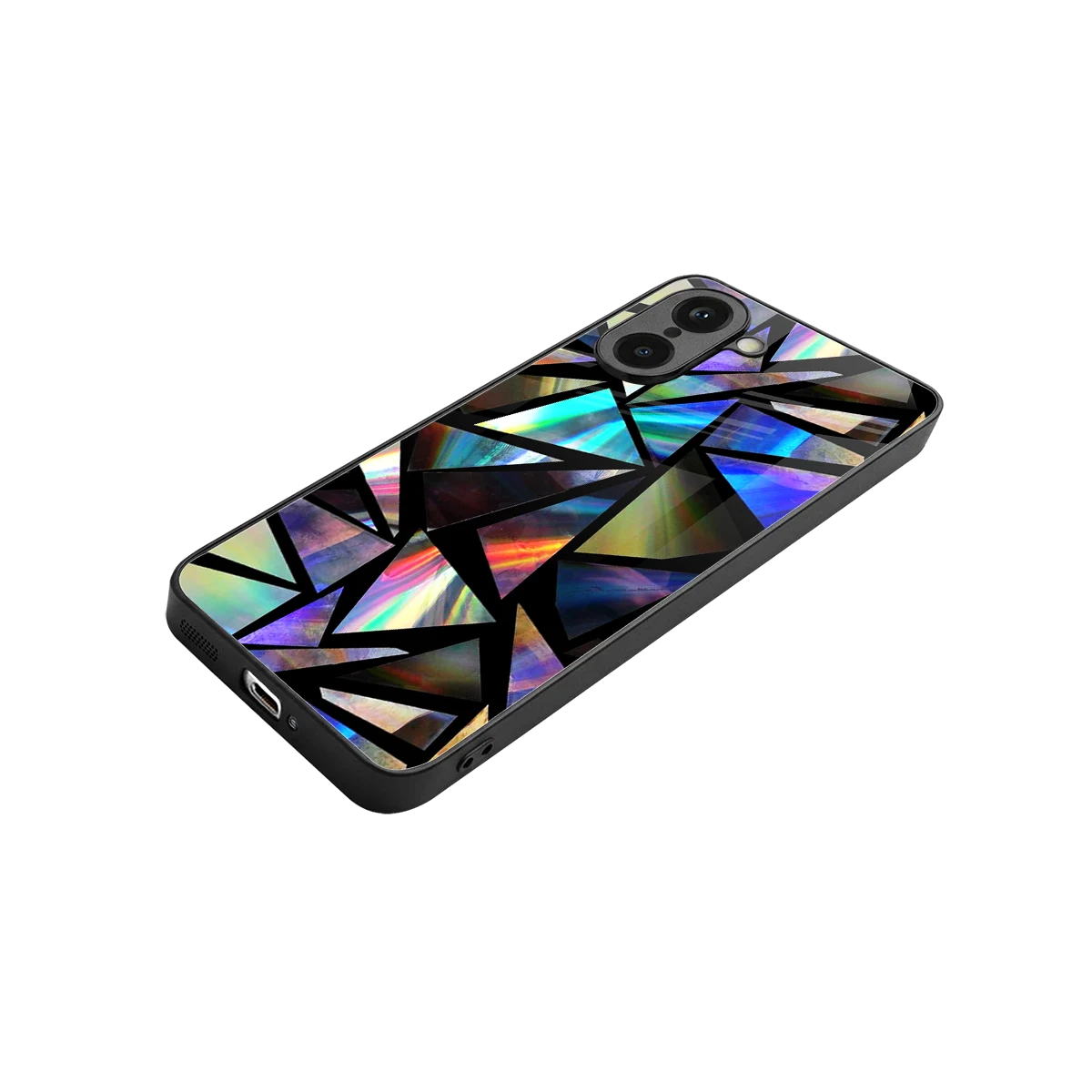 Shattered Luxe stylish phone case for oneplus nord ce5 5g | glossy glass and slim fit