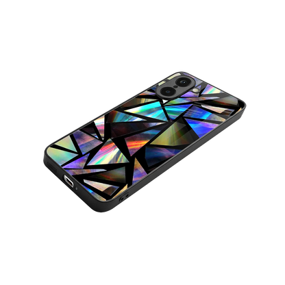 Shattered Luxe stylish phone case for oneplus nord ce5 5g | glossy glass and slim fit