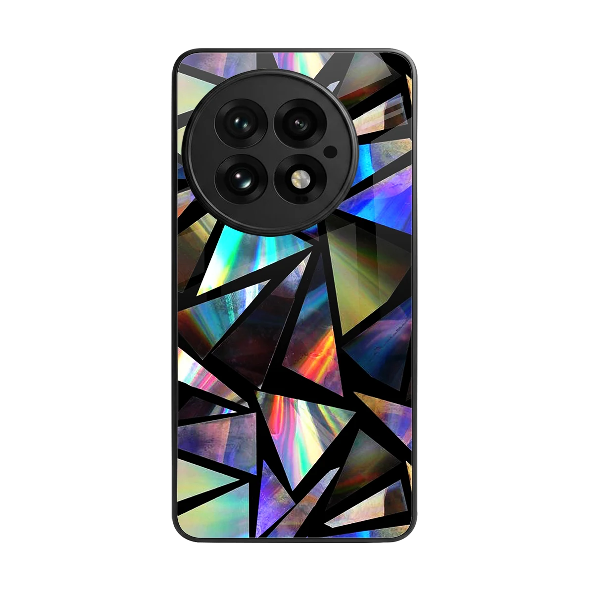 Shattered Luxe back phone cover | glass case for oneplus 13