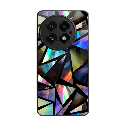 Shattered Luxe back phone cover | glass case for oneplus 13