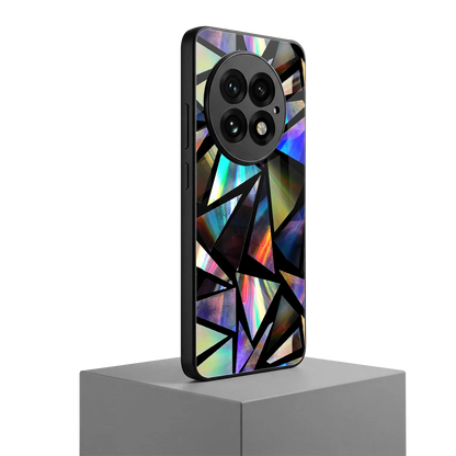 Shattered Luxe oneplus 13 mobile cover | shockproof glass phone case