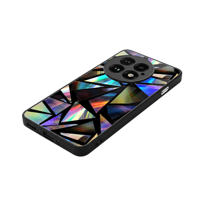 Shattered Luxe stylish phone case for oneplus 13 | glossy glass and slim fit