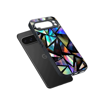Shattered Luxe sleek google pixel 10 pro xl cover with tempered glass back and TPU edges